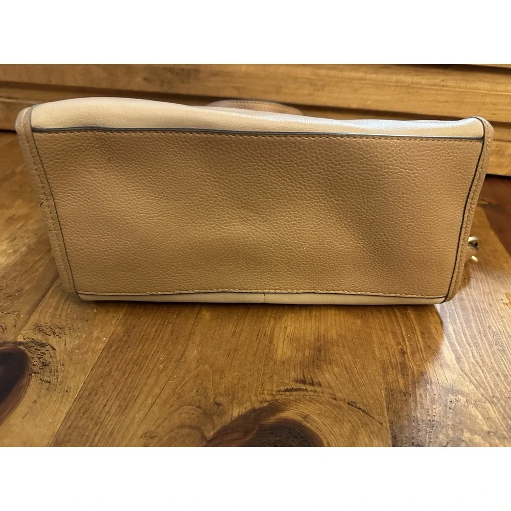 Time and Tru Satchel Bag Purse Brown Beige